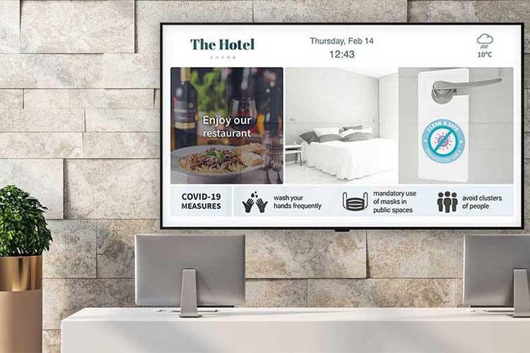 hjpno digital signageidee per la creazione di contenuti per hotel alberghi